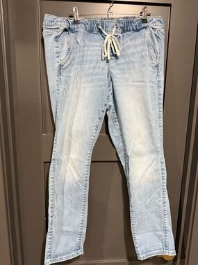 torrid Light Blue Drawstring Jeggings